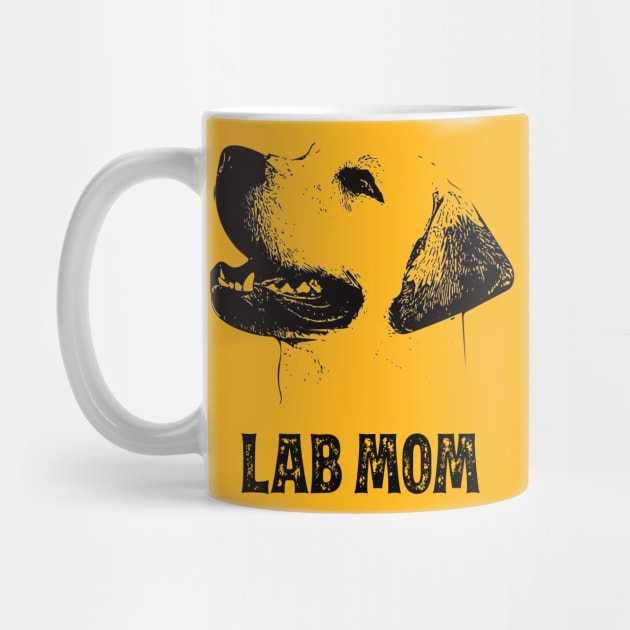 Lab Mom - Labrador Retriever Mom by DoggyStyles